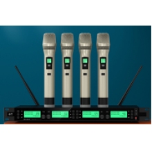 U段無(wú)線話筒(1拖4)/線材附件/話筒4個(gè)，耳麥4個(gè)