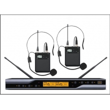 無(wú)線頭戴話筒（一拖二）